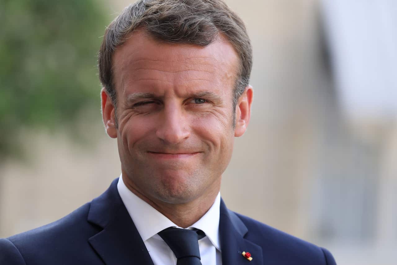 French President Emmanuel Macron.