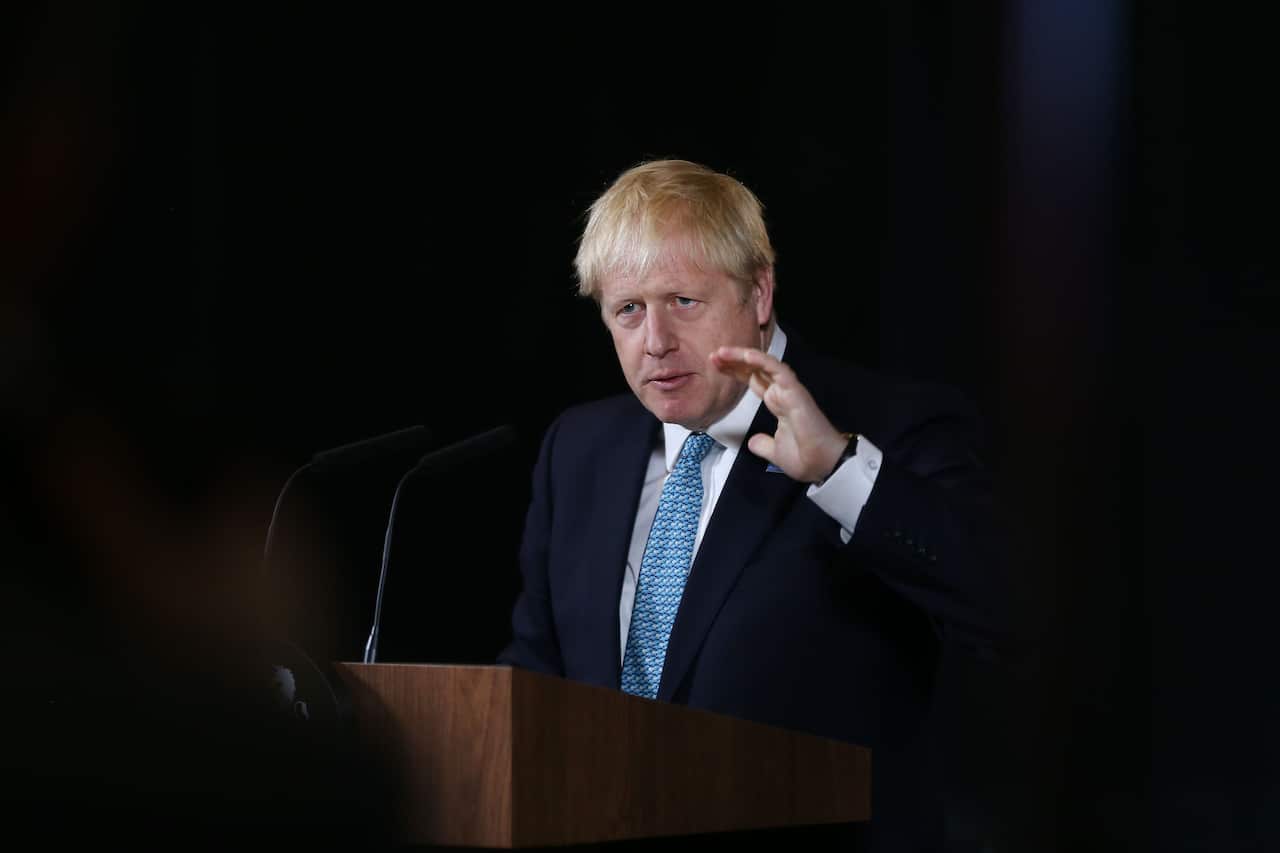 British Prime Minister Boris Johnson.