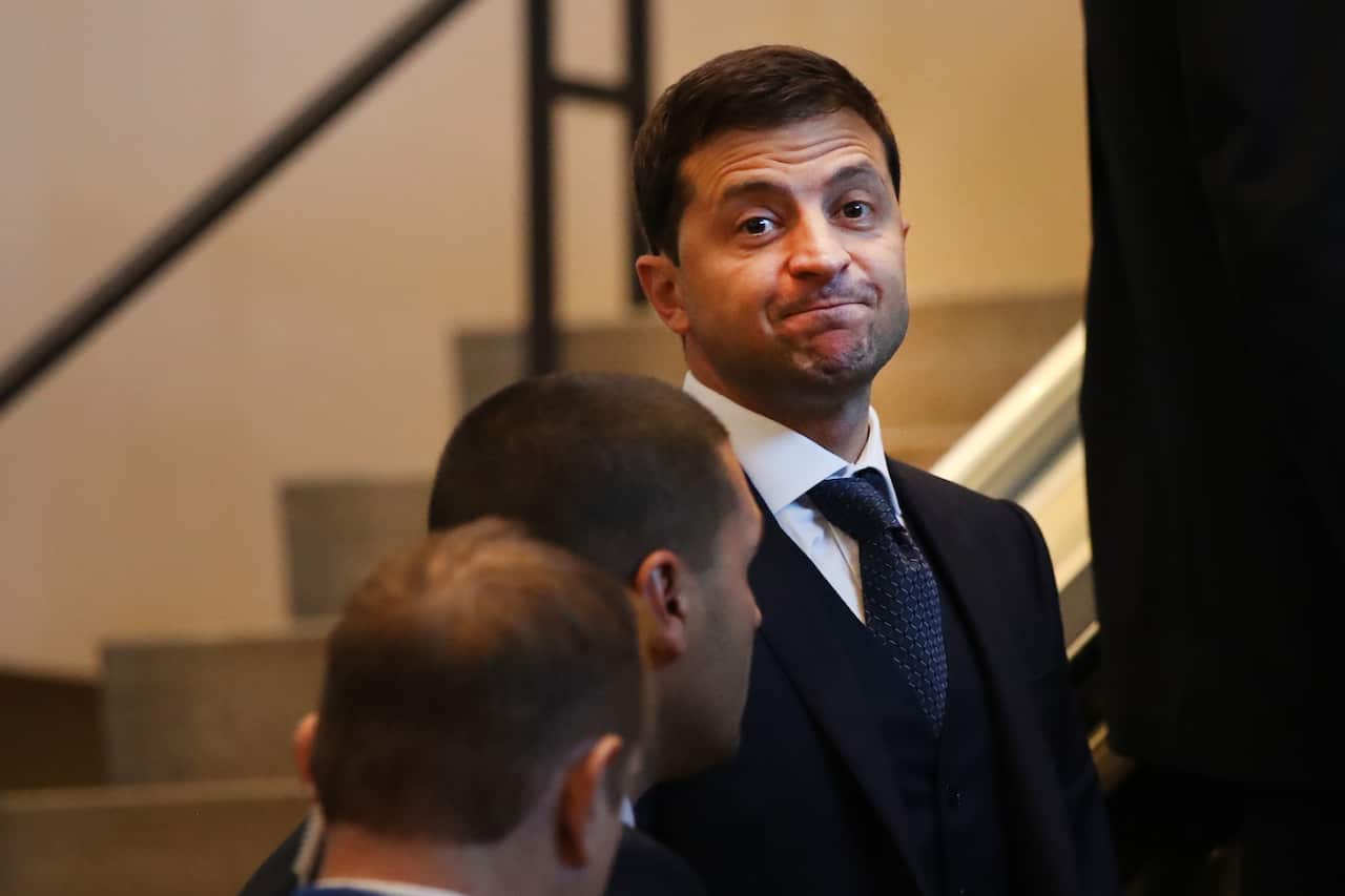A White House summary shows the US President pressed his Ukrainian counterpart Volodymyr Zelenskiy to investigate Joe Biden ahead of the 2020 US election.
