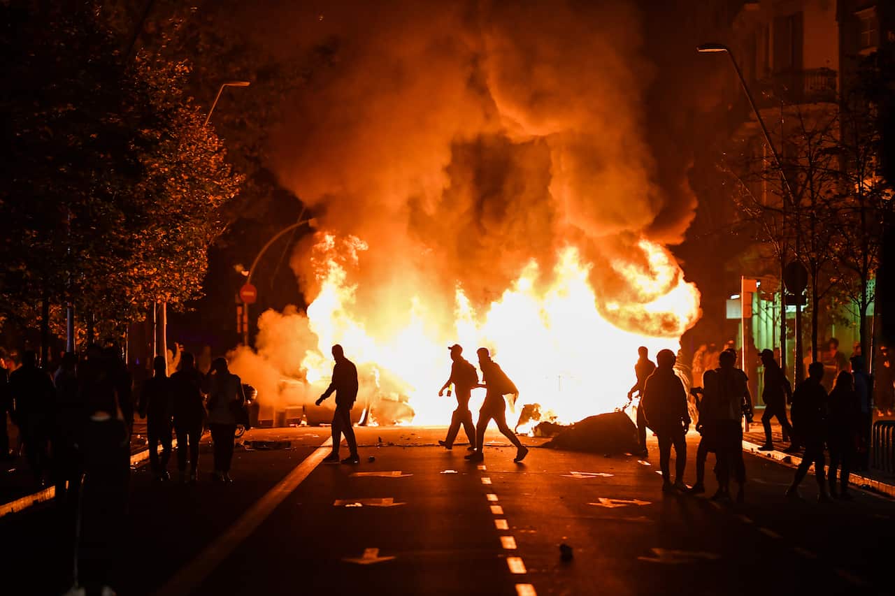 Some 128 people have been arrested in the region over the past five days.