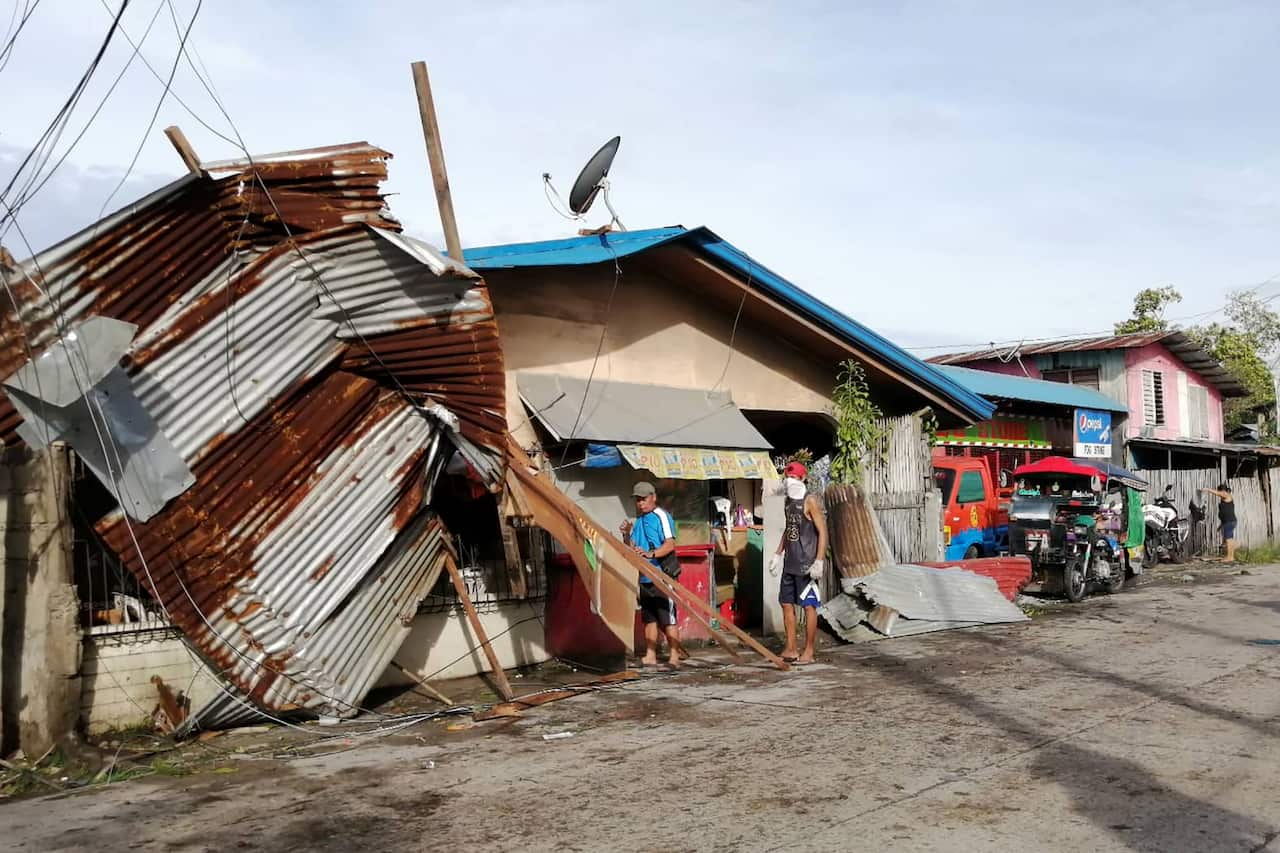 Typhoon Phanfone pummelled the central Philippines on Christmas Day bringing a wet, miserable and terrifying holiday season to millions.