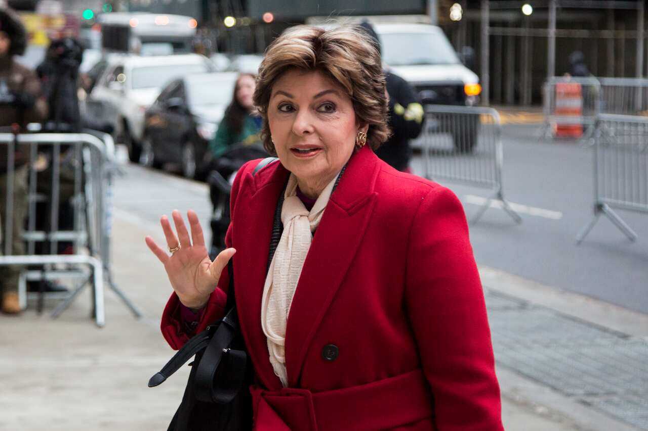 Gloria Allred arrives at the Manhattan courthouse for the Harvey Weinstein trial.