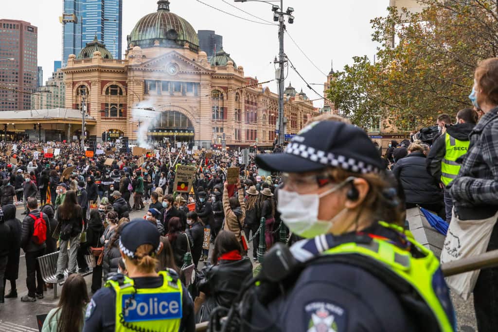 Australians Rally In Solidarity With Black Lives Matter Movement