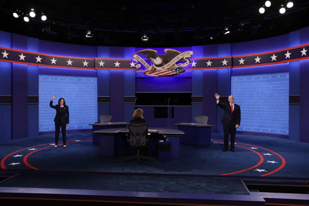 Each candidate is now on-stage.