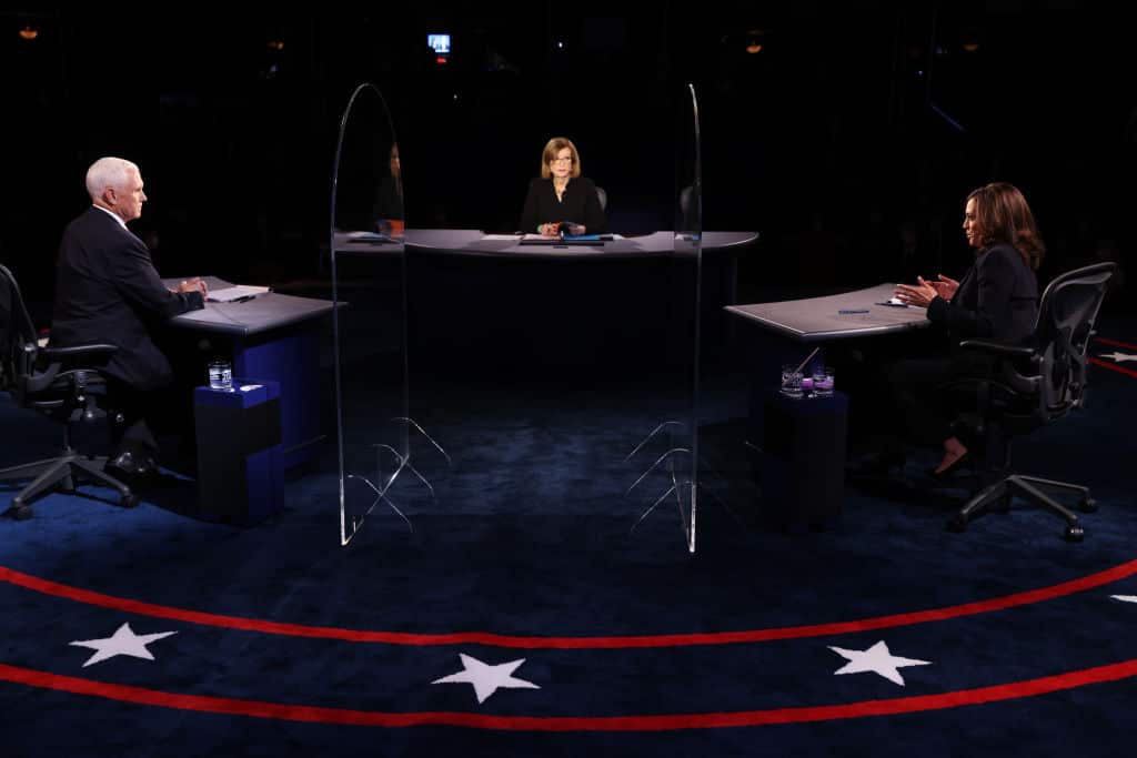This debate struck a more 'civil' tone than the presidential debate last week.