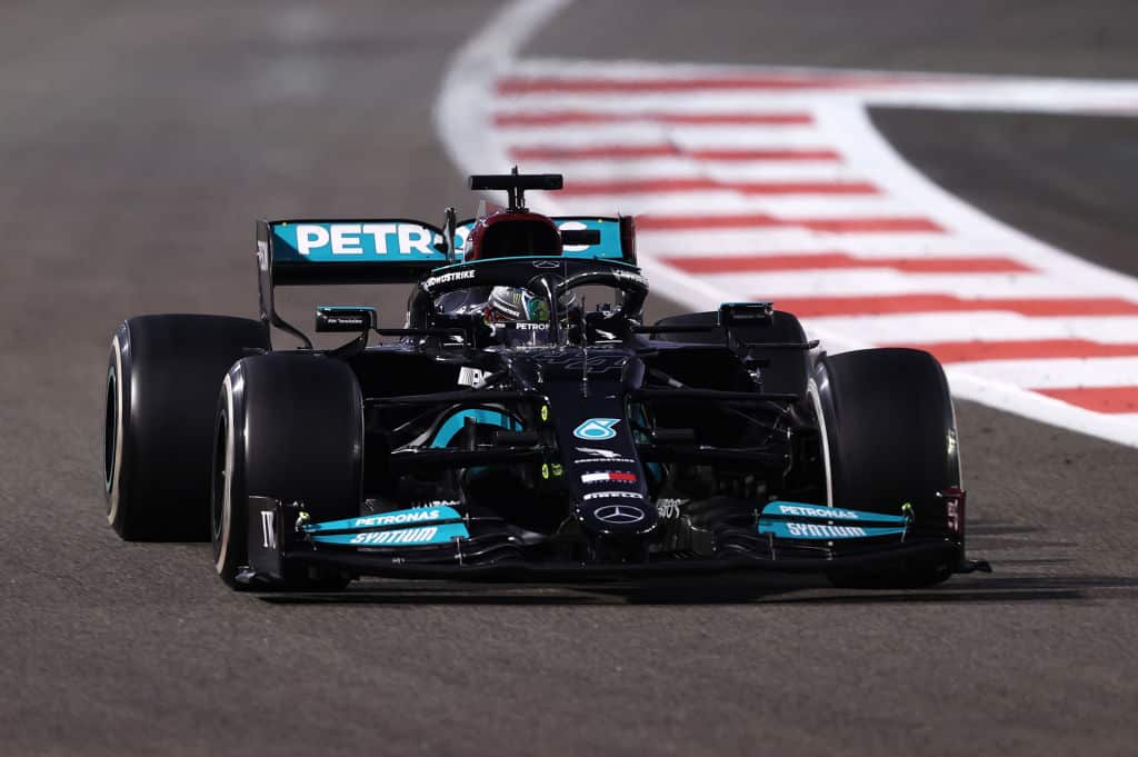 Lewis Hamilton of Great Britain driving Mercedes