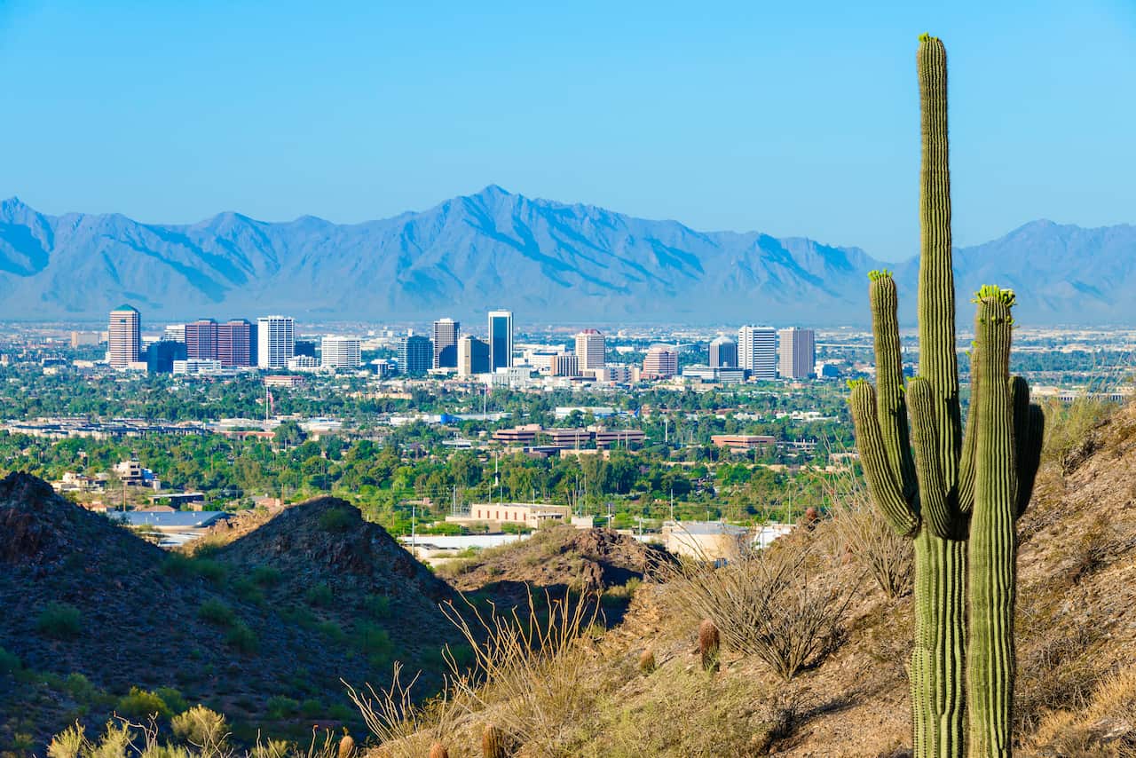 The Phoenix skyline.