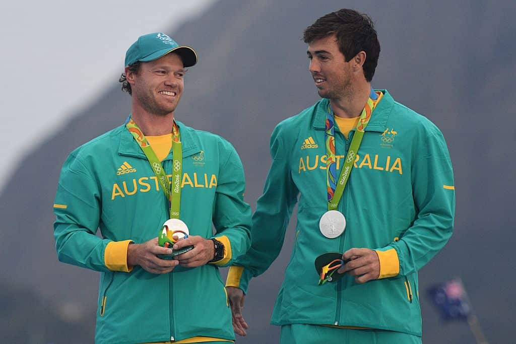 Nathan Outteridge and Iain Jensen