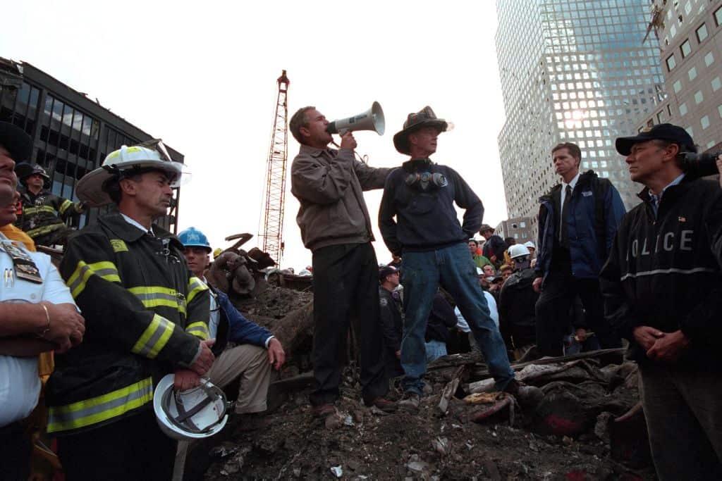 President Bush Visits New York