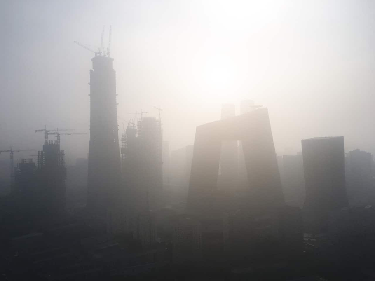 Air pollution in Beijing, China