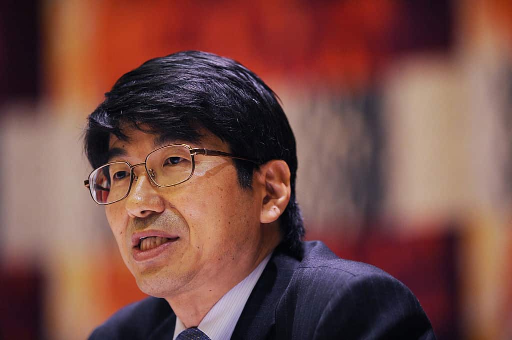 Mayor Tomihisa Taue of Nagasaki, Japan