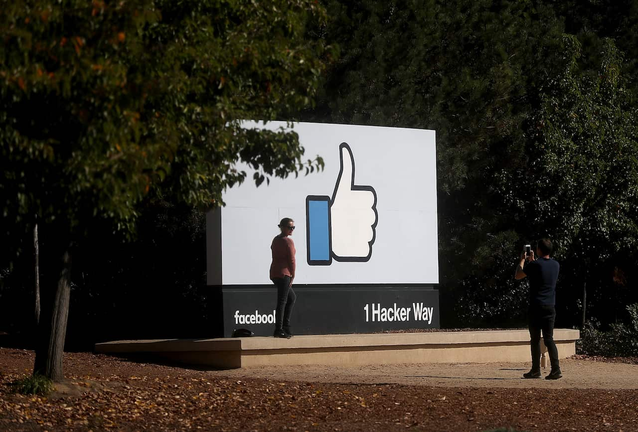 Facebook's headquarters in Menlo Park, California.