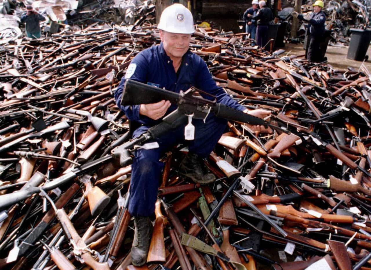 Australia's gun buy back program is seen as a leader.
