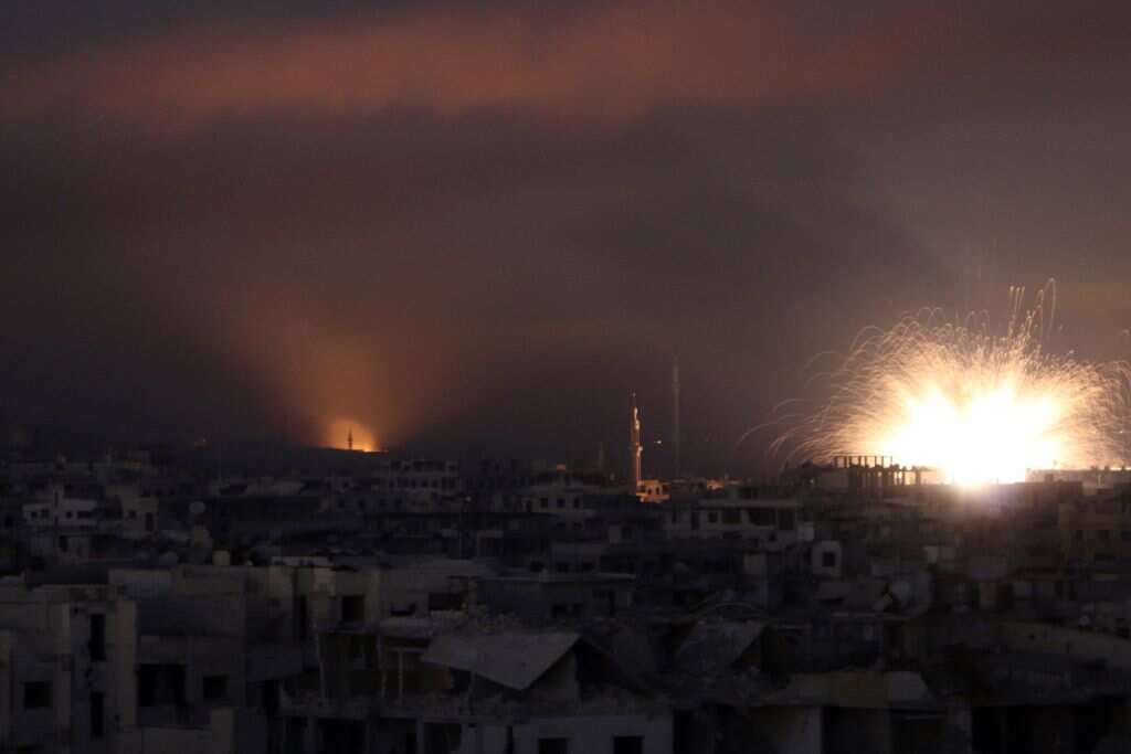 Residents of Ghouta have been suffering airstrikes from Russian and Syrian forces since February 18. 