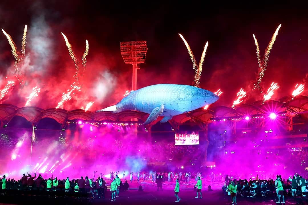 The Gold Coast erupted with colour.