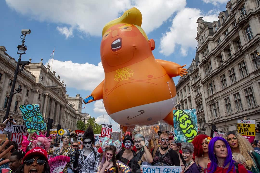 Protests in the UK.