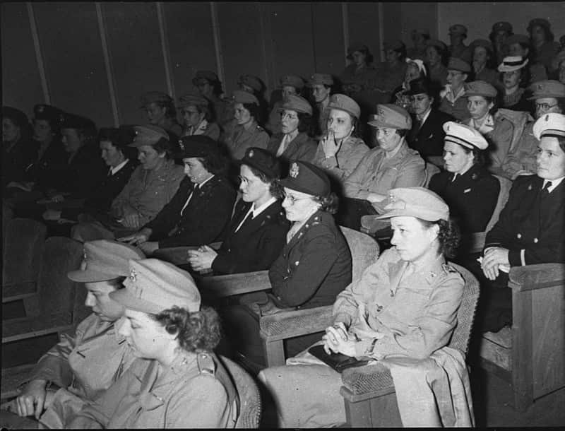 The theatrette was using for screenings during World War 2