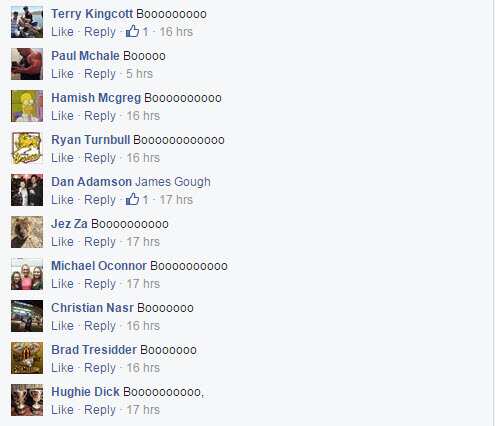 Online backlash to David Jones' announcement of former Sydney Swans player Adam Goodes as a brand ambassador.