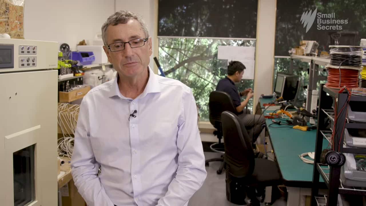 Cattle farmer turned inventor Gordon Foyster has developed a smart system to monitor water use. 