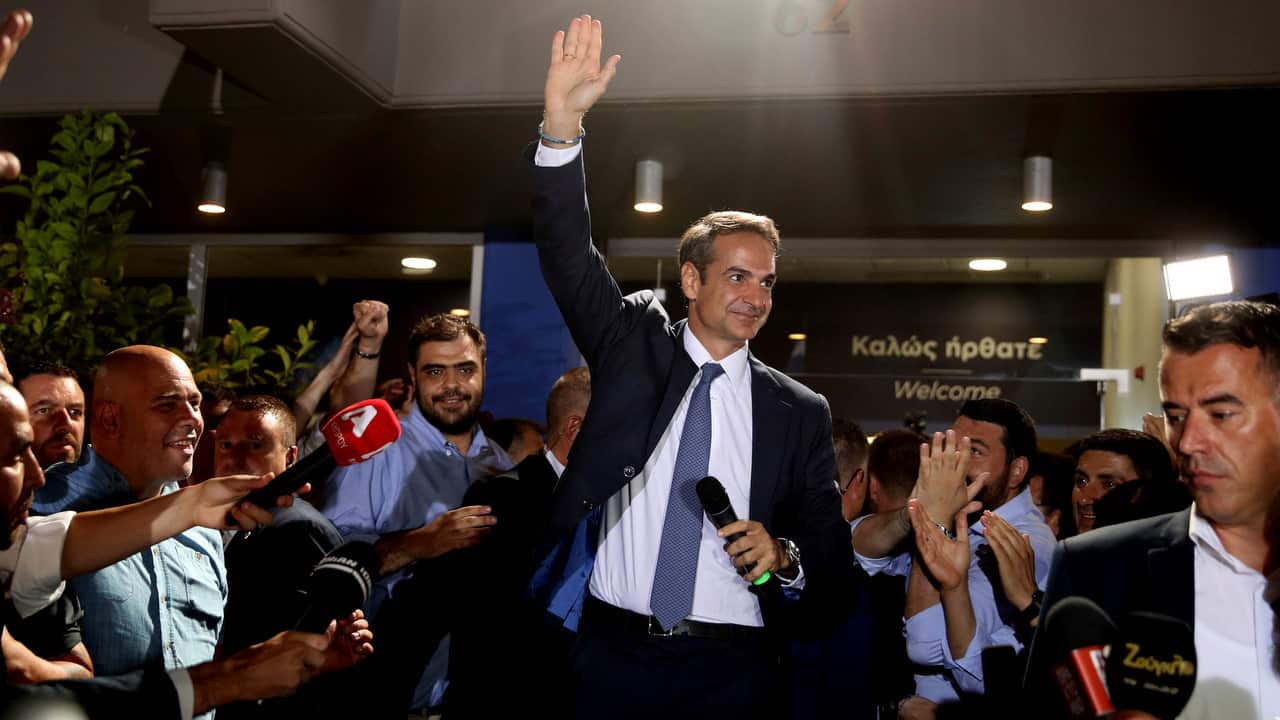 Prime Minister elect Kyriakos Mitsotakis said he had a clear mandate for change, pledging more investments and fewer taxes.