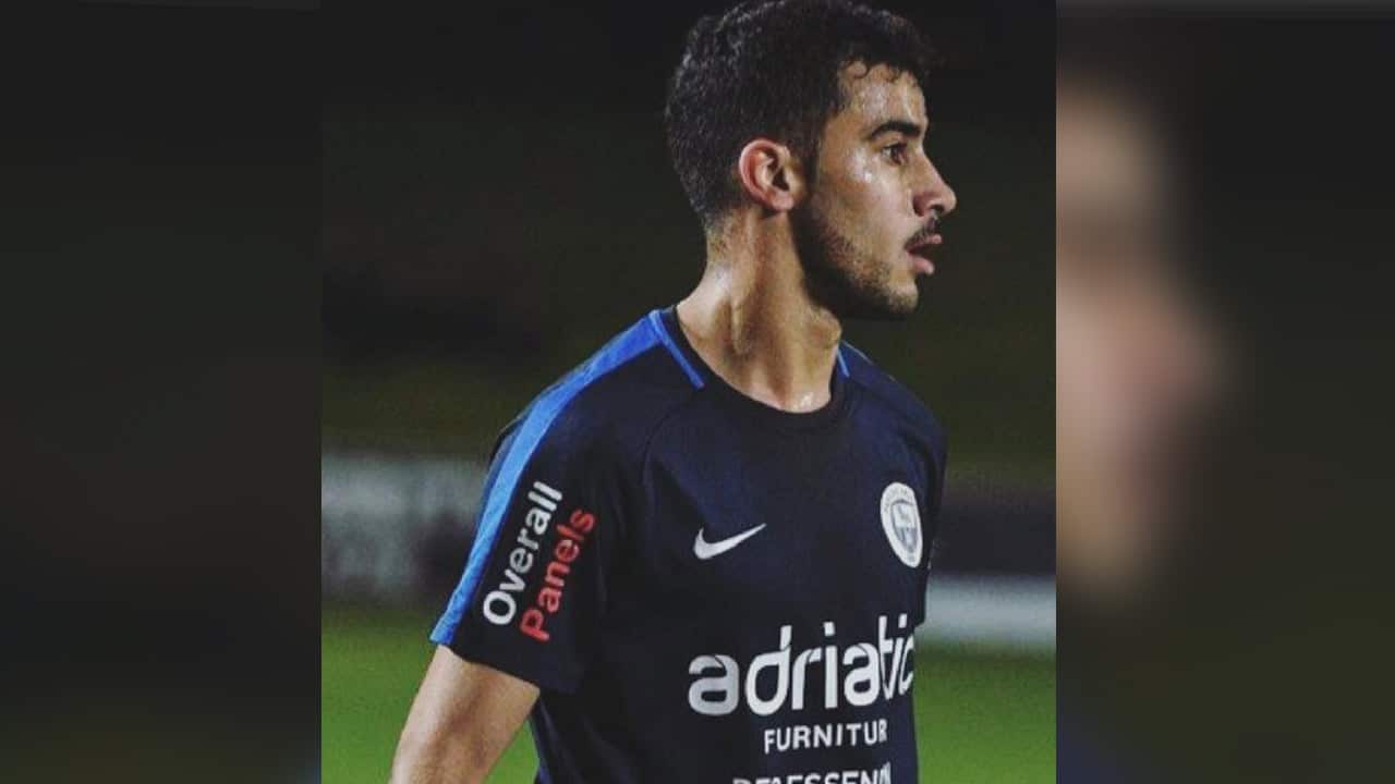Hakeem AlAraibi play professional football for the Pascoe Vale team in Melbourne.
