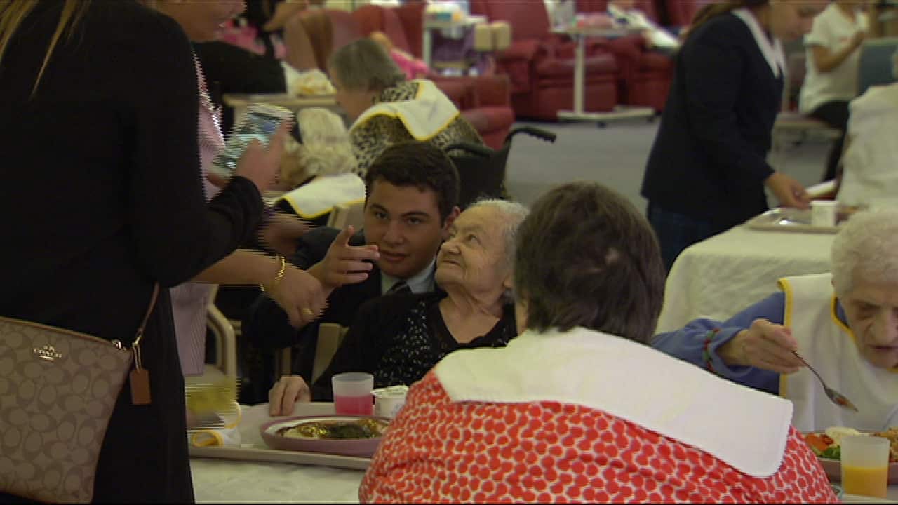 High School students at St Basils' home. (SBS)