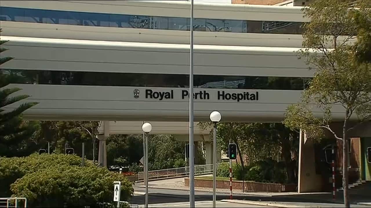 The man was flown to Perth Hospital but it's believed his injuries are not life threatening.