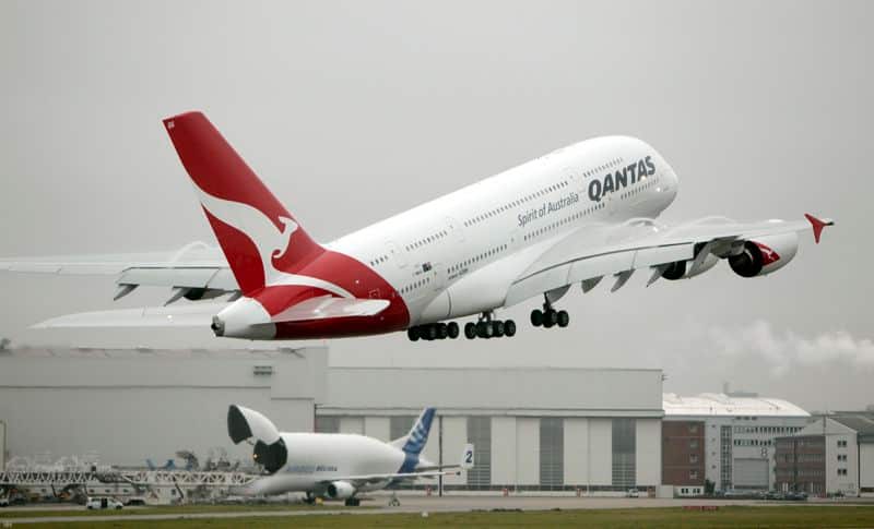 Two Qantas jets had left Los Angeles just two minutes apart, with the second aircraft flying into the wake turbulence generated by the one in front.