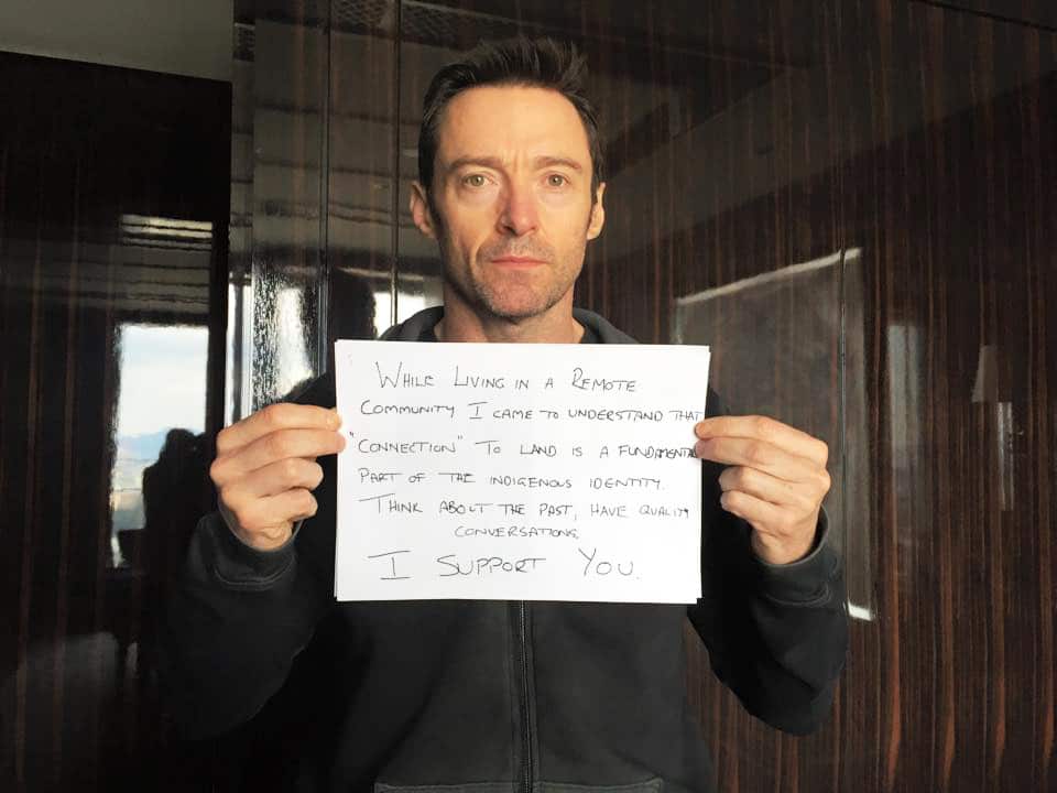 Hugh Jackman supports remote Indigenous communities.