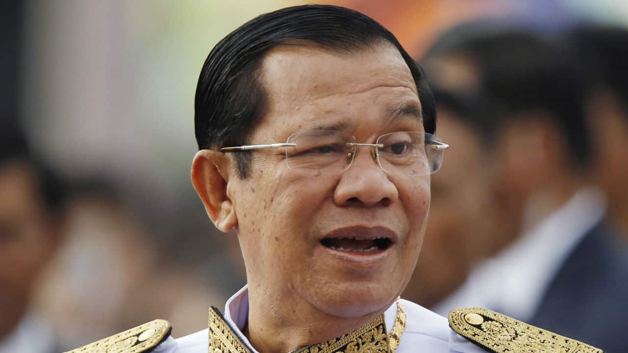 Cambodia's Prime Minister Hun Sen.