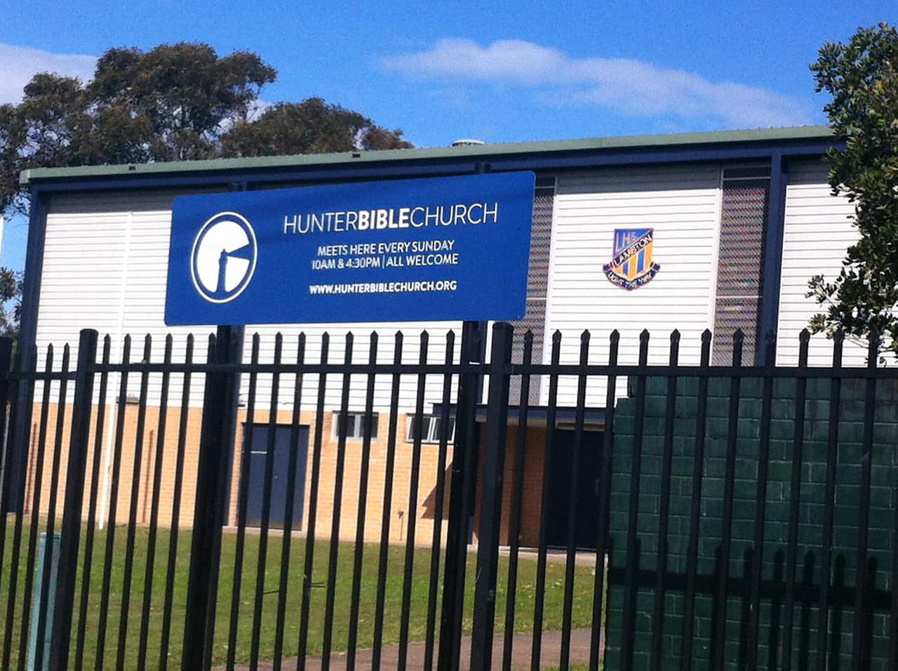 The Hunter Bible Church which operates from Lambton Public school in NSW.