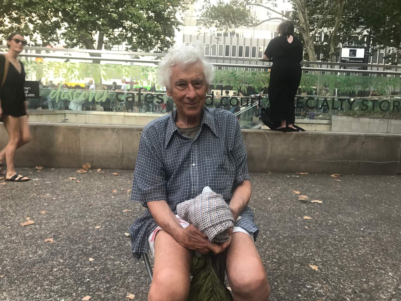 Grahem Jones, 77, from Coogee wants more people from his generation to listen to the lessens of the school strikers.