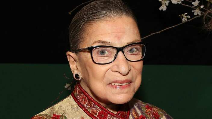 Ruth Bader Ginsburg.
