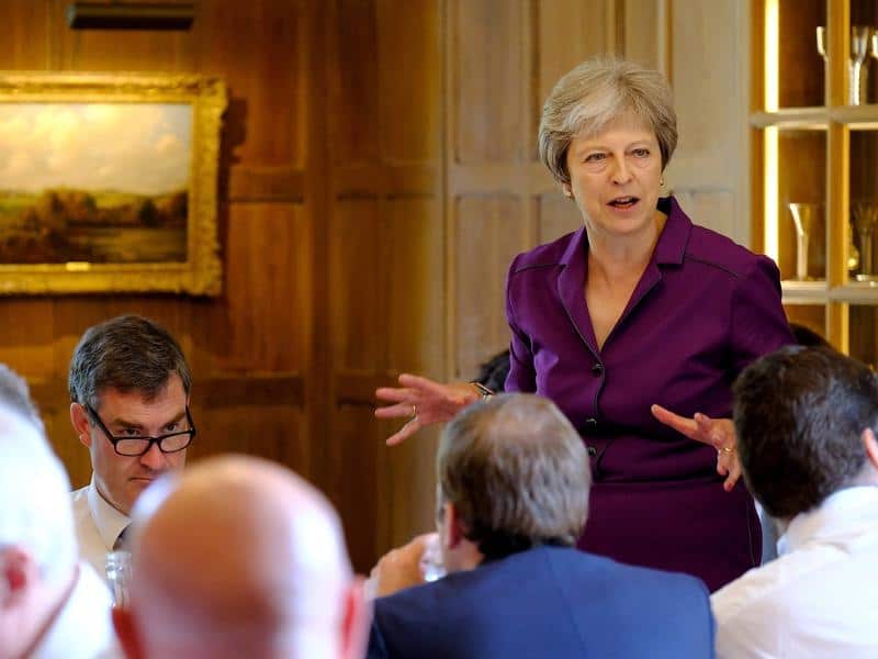 Theresa May.