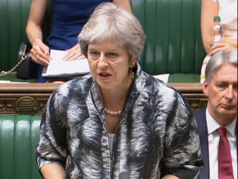 Prime Minister Theresa May says she's sticking to her guns on Brexit.