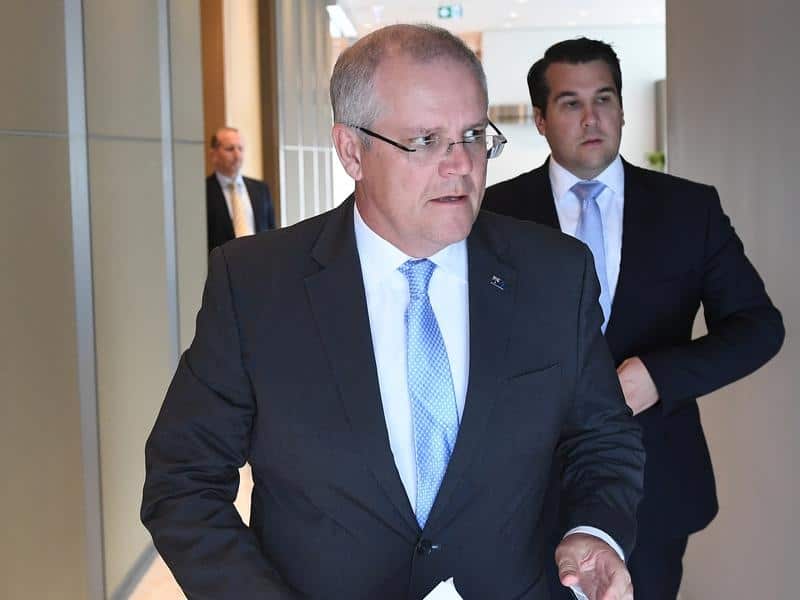 Federal Treasurer Scott Morrison.
