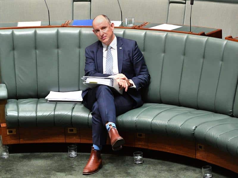 Stuart Robert at Parliament House in Canberra.