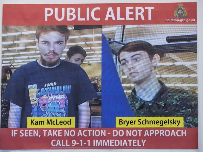 Kam McLeod and Bryer Schmegelsky are suspected of killing Lucas Fowler and girlfriend Chynna Deese. 