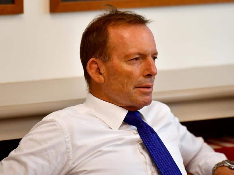 Former prime minister Tony Abbott.