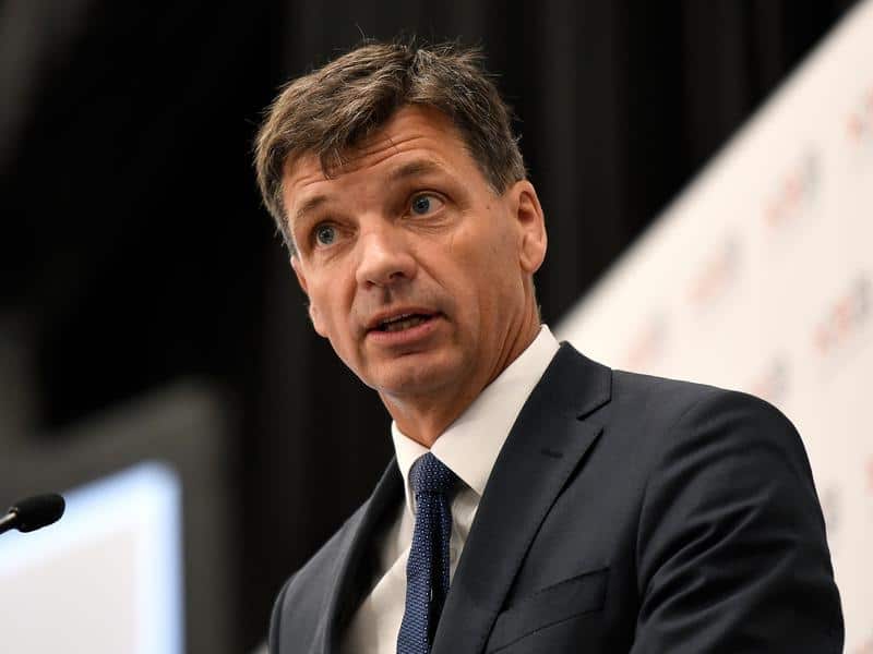 Energy Minister Angus Taylor.