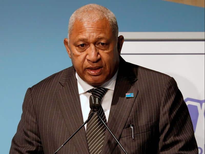 Fiji PM Frank Bainimarama.