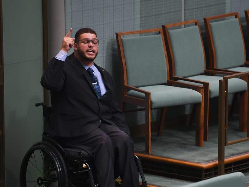 Greens Senator Jordon Steel-John.