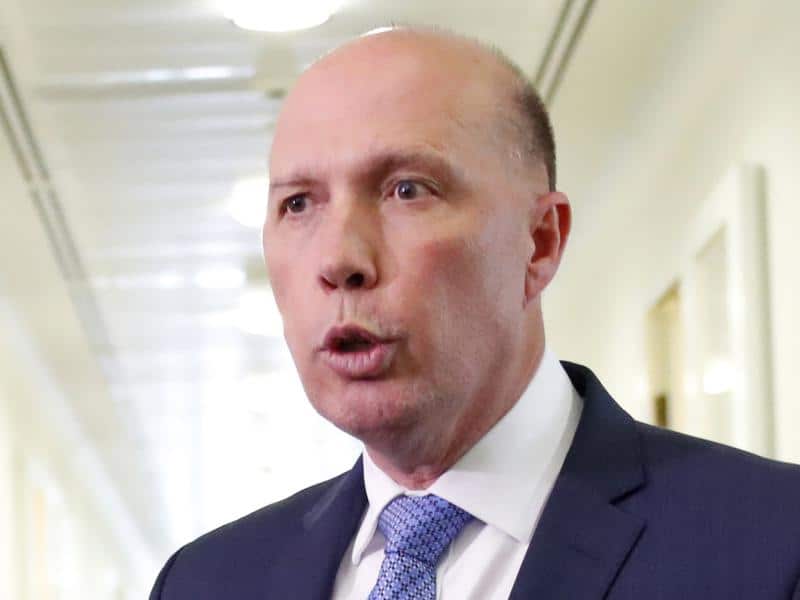 Peter Dutton has denied any wrongdoing over his decision to intervene in the visa of an au pair.