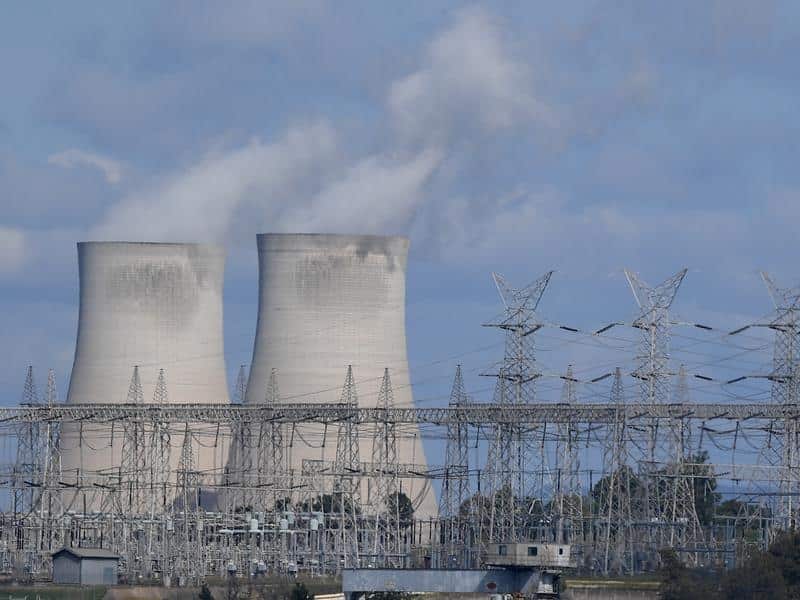 A view of the Bayswater coal-fired power station in the Hunter Valley