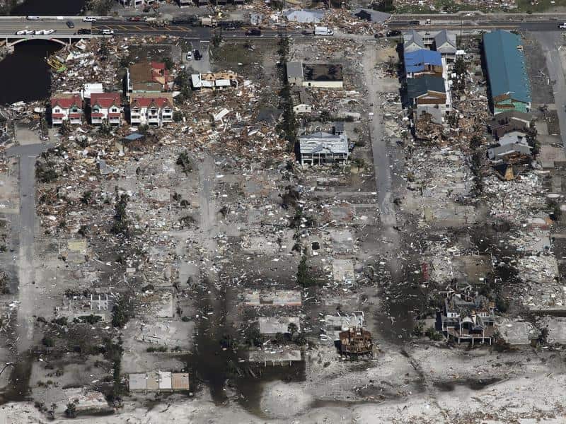Damage caused by Hurricane Michael