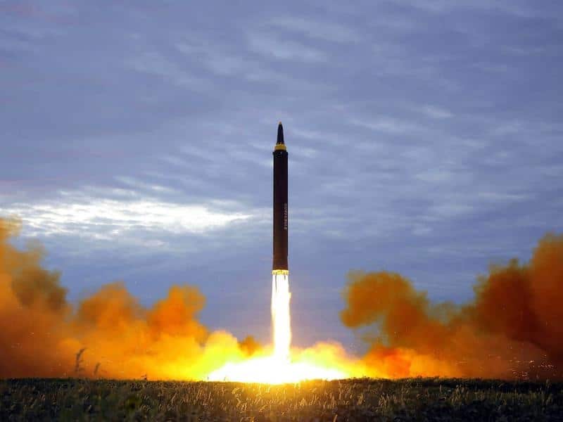 North Korea's 2017 testing of a Hwasong-12 intermediate range missile