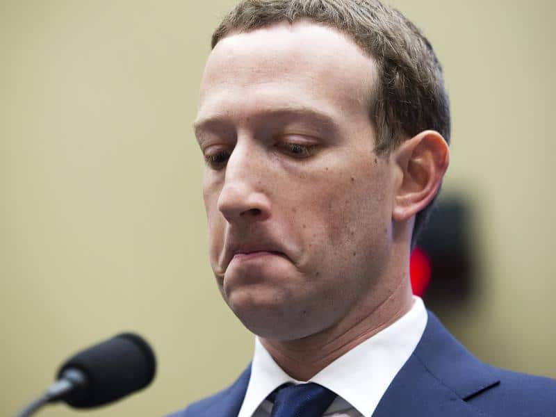 Facebook boss Mark Zuckerberg.