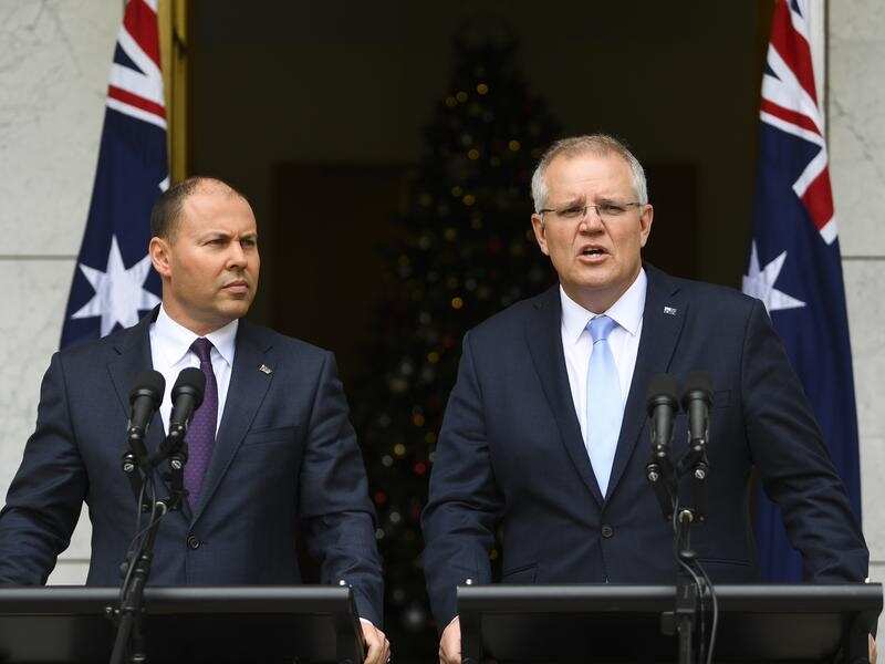 Prime Minister Scott Morrison and Federal Treasurer Josh Frydenberg