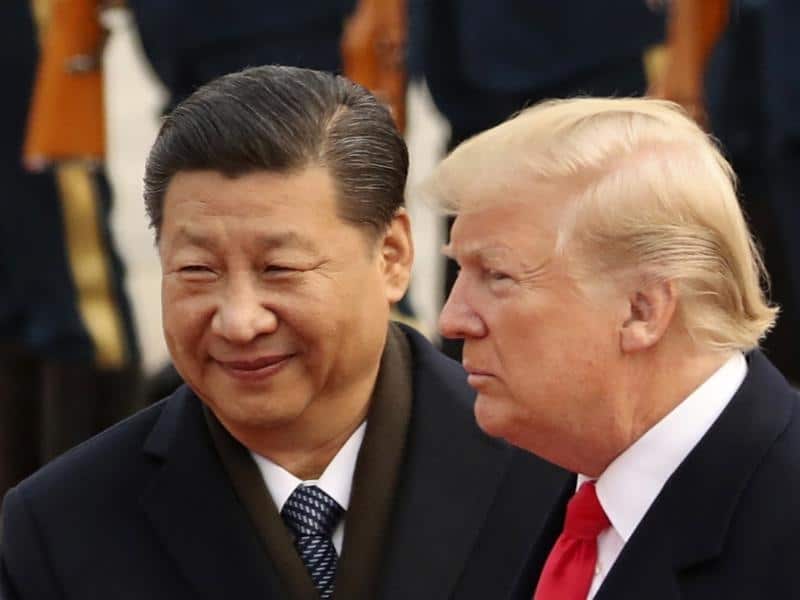 Chinese President Xi Jinping and US President Donald Trump
