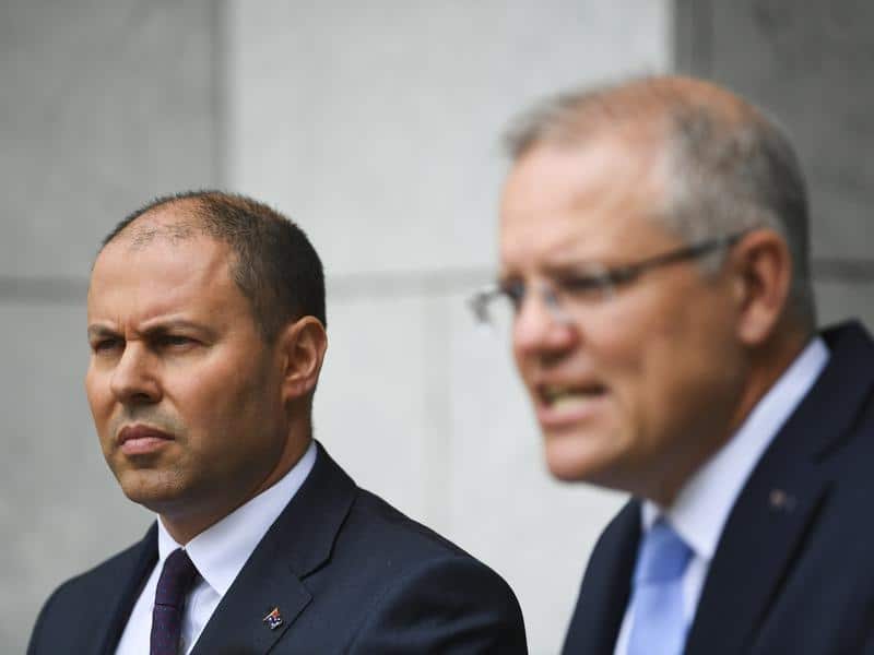 Josh Frydenberg and Scott Morrison